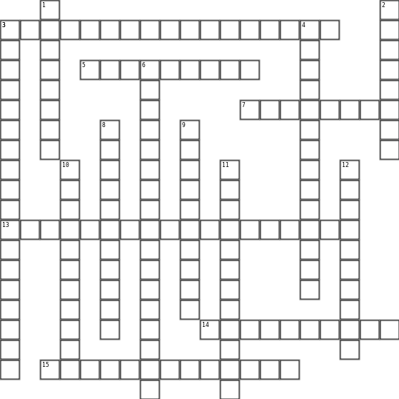 Lesión, adaptación y muerte celular Crossword Grid Image