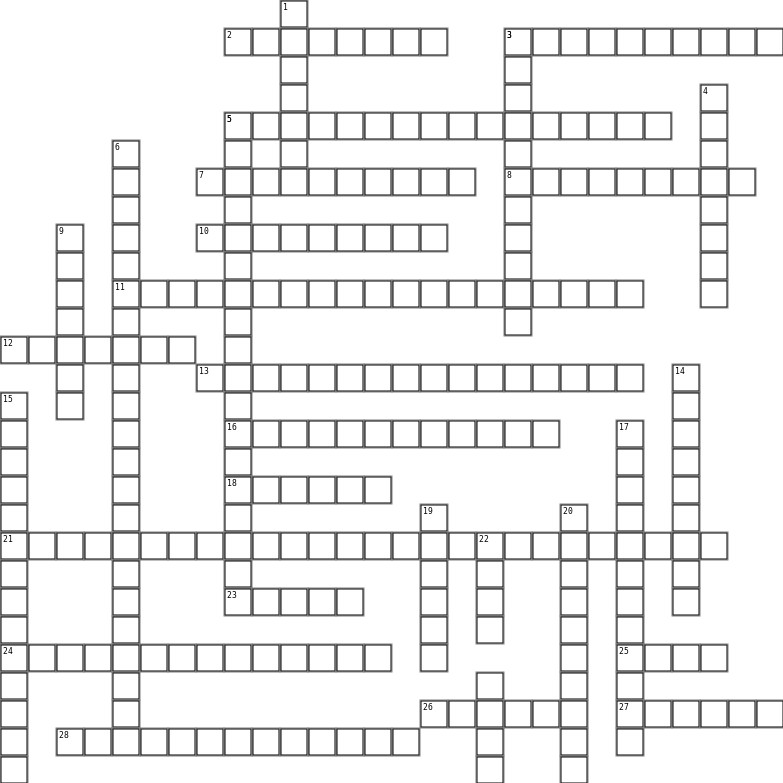 Christmas Vol. 2 Puzzel Crossword Grid Image