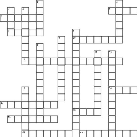 Wedding Dates Crossword Crossword Grid Image