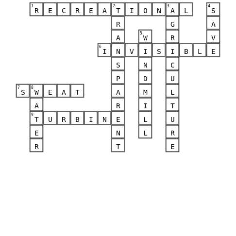 The power of water and air Crossword Key Image