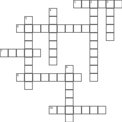 Sci Fi Crossword Grid Image