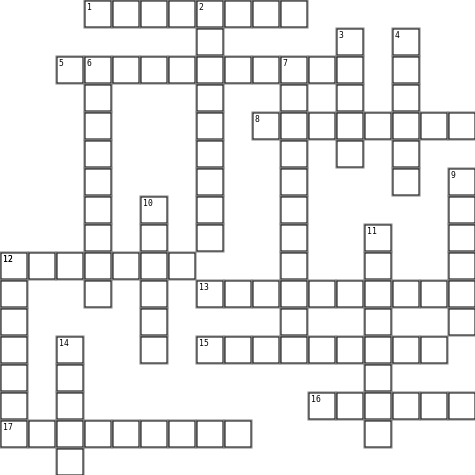 PETE'S Crossword Grid Image