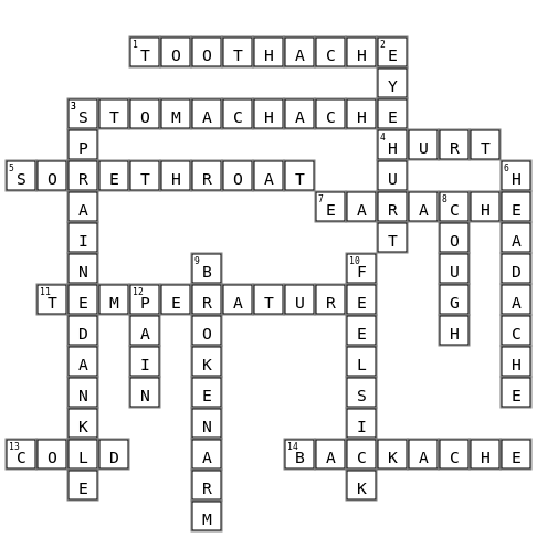 Maftuna Crossword Key Image