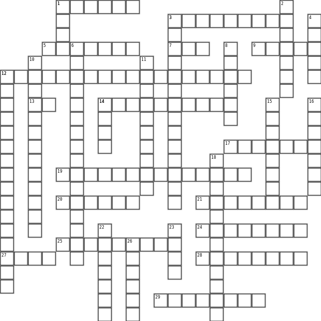 Davide Crossword Grid Image
