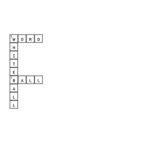 Test Crossword Key Image