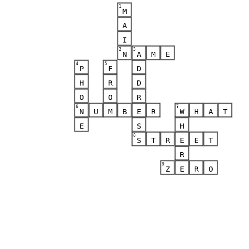 sbs1 Crossword Key Image