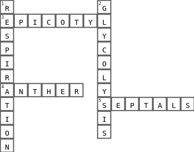 portfolio crossword Crossword Key Image