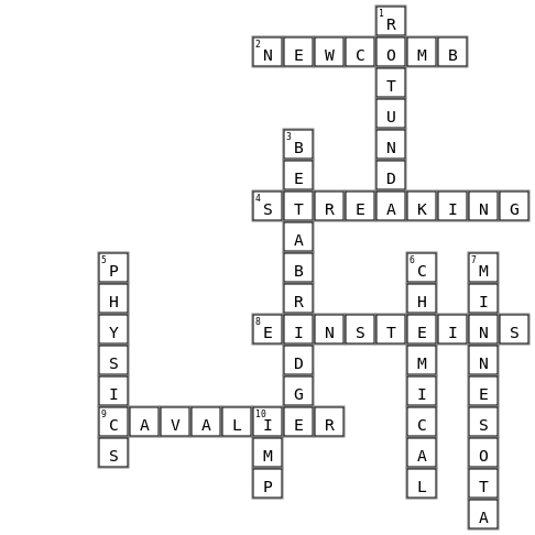 Big Little Reveal Crossword Key Image