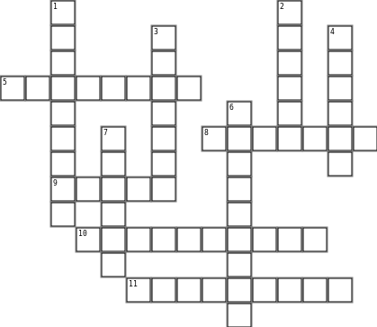 A Midsummer Night's Dream Crossword Grid Image