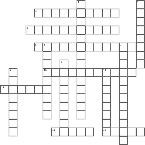 Joker Supervillain 2019 Puzzle Crossword Grid Image