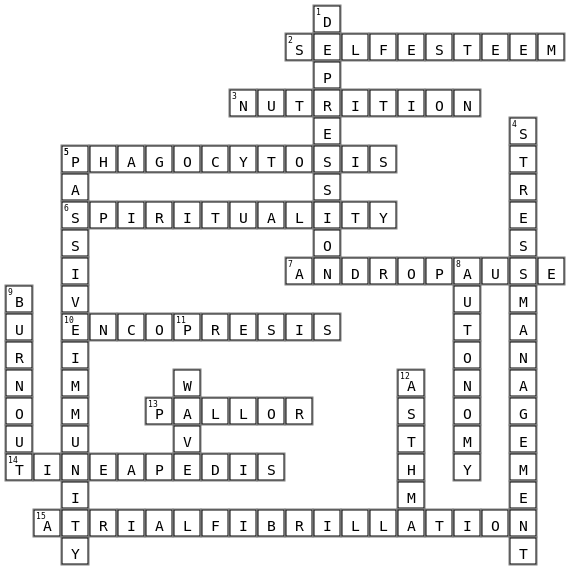 Med Surge Skills Day Crossword Key Image