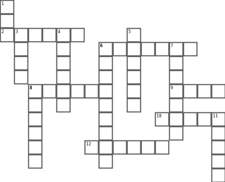 island Crossword Grid Image