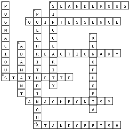 gre word Crossword Key Image