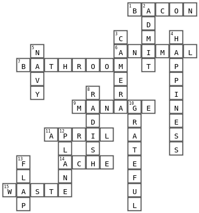 Spelling Week 1 Crossword Key Image