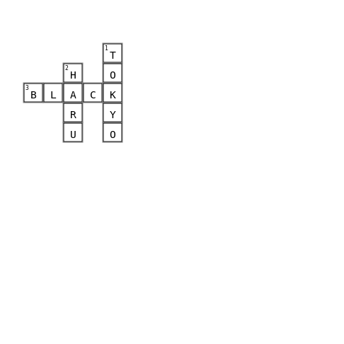 Test Crossword Key Image