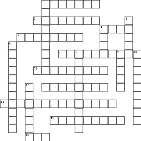 wedding  Crossword Grid Image