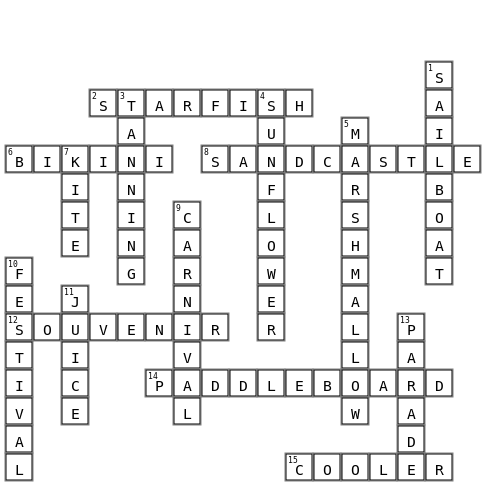 1 Crossword Key Image