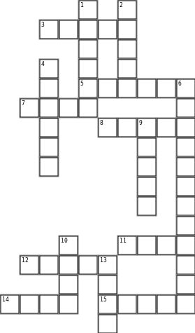Easter Crossword Crossword Grid Image