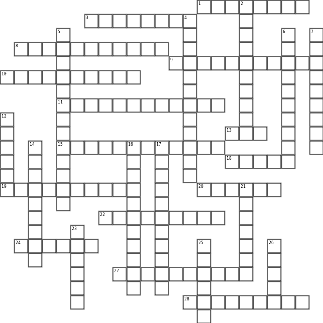 CHRISTMAS 1 Crossword Grid Image
