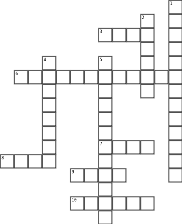 Lightning Bolt Crossword Crossword Grid Image
