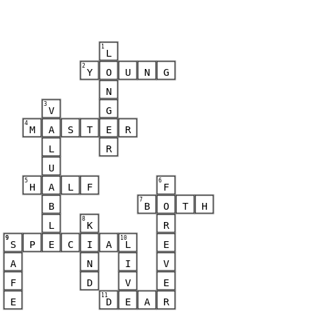 Chang'e flies to the moon Crossword Key Image