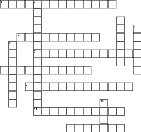 International Women's Day Crossword Grid Image