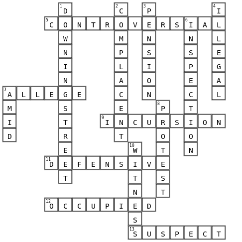 BBC words Crossword Key Image