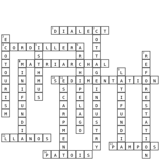 CrossWord Crossword Key Image