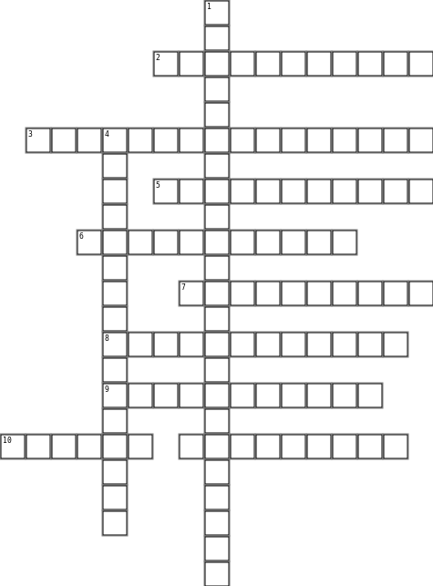 Opthalmology  Crossword Grid Image