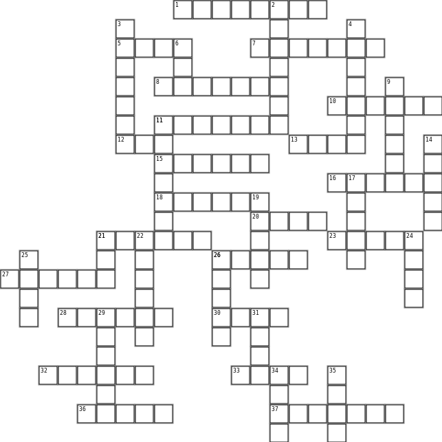 Personnages Bibliques Crossword Grid Image