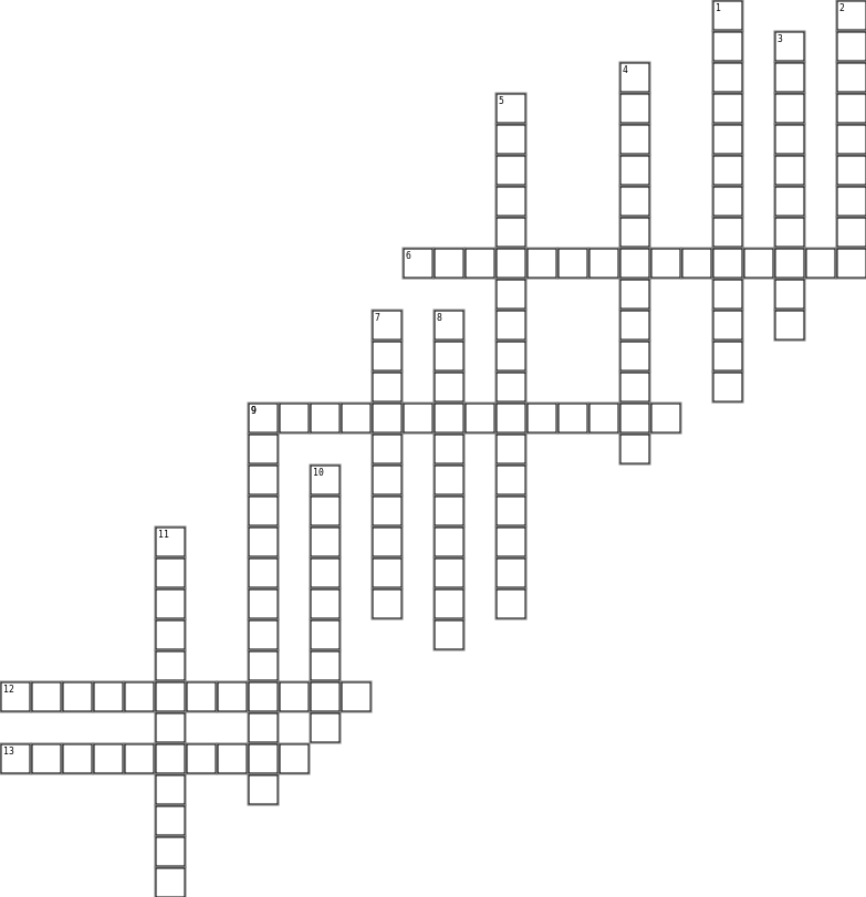 RICCI Crossword Grid Image