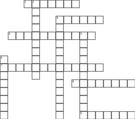 Word Puzzle of Unit1 Crossword Grid Image