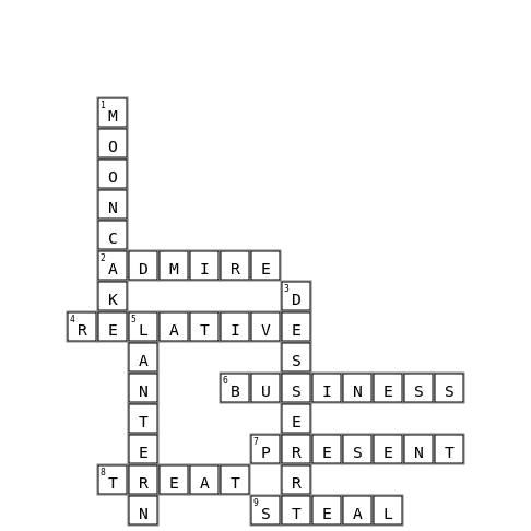 dingmiaomiao Crossword Key Image