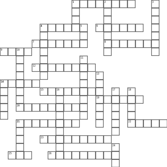 relax and work the mind Crossword Grid Image