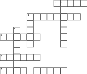 Draft crossword summer farm trail  Crossword Grid Image