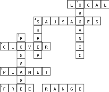 Draft crossword summer farm trail  Crossword Key Image