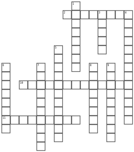 Christmas Puzzle Crossword Grid Image
