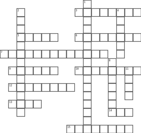 The Scarlet Letter Crossword Grid Image