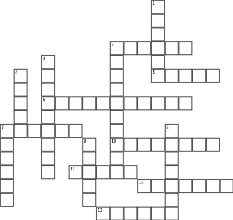 Unit 1 Travel Crossword Grid Image