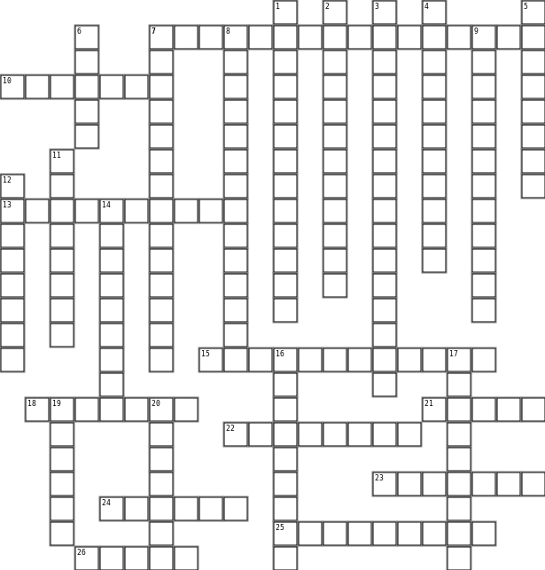 Tercer Periodo Crossword Grid Image