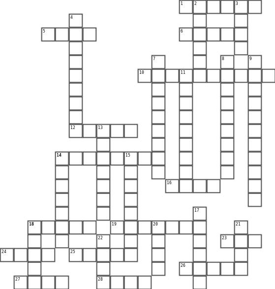 Bowls Crossword Grid Image