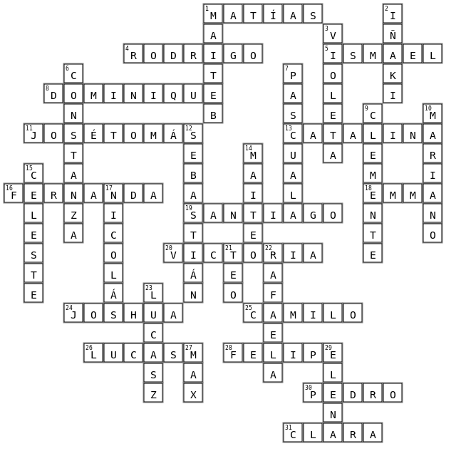 4º B Crossword Crossword Key Image