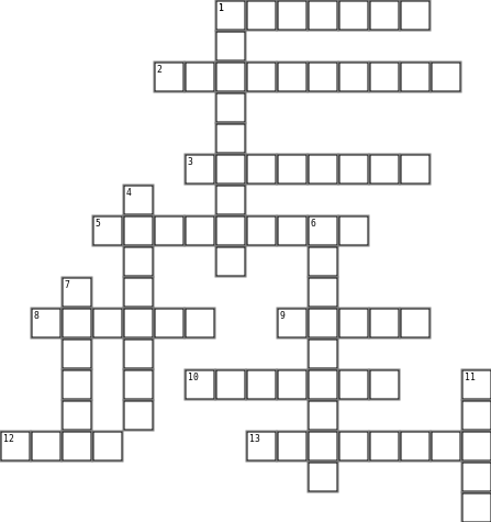 Emergency Situations Crossword Grid Image