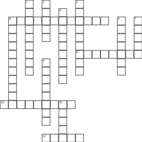 Wellbeing Crossword Grid Image