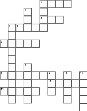 Q4 Crossword Grid Image