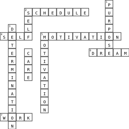 COM111 Action Crossword Key Image