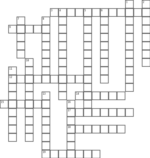 Word of hope  Crossword Grid Image