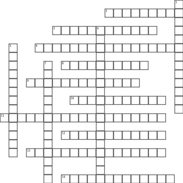 PRACTUS Crossword Grid Image