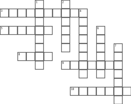 Sports Crossword Grid Image