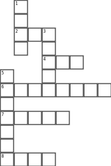 【单词】二年级上册Unit 1 Crossword Grid Image